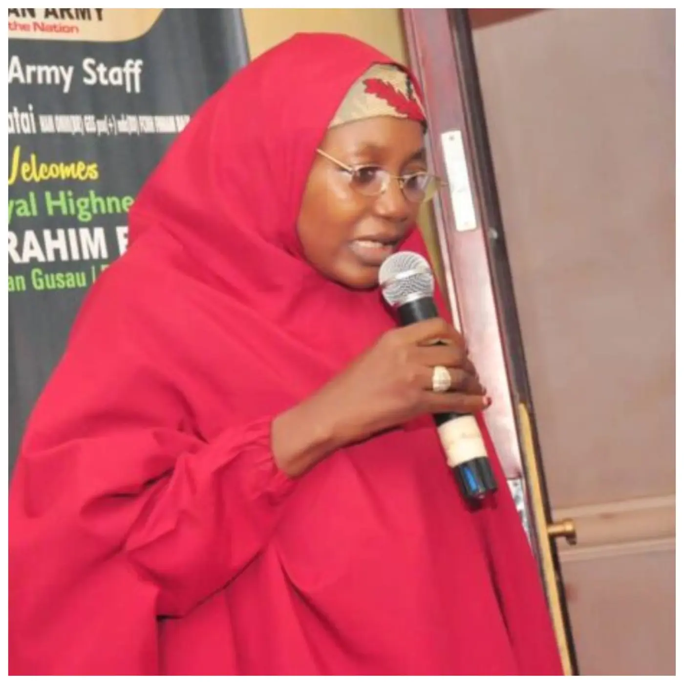 The troubled provost of FCET Gusau Zamfara Hauwa-Gimbiya Mukhtar Abdulkarim who is accused of document forgery