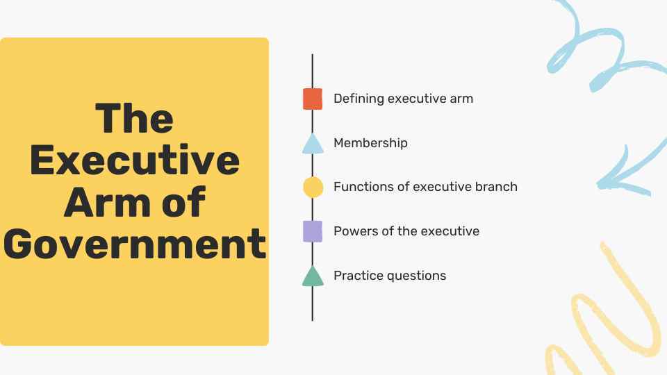 Executive Arm Of Government explained
