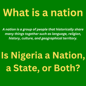 a brief definition of a nation