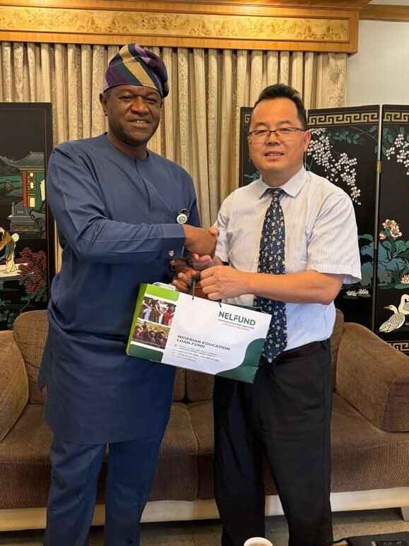 NELFUND Team Visits Chinese Embassy for Collaboration