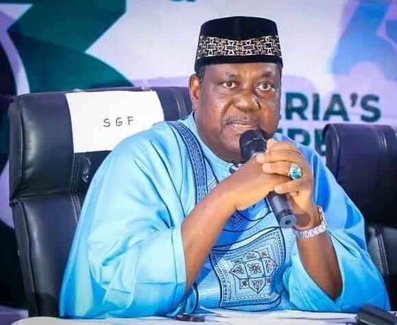 Secretary to the Government of the Federation Senator George Akume