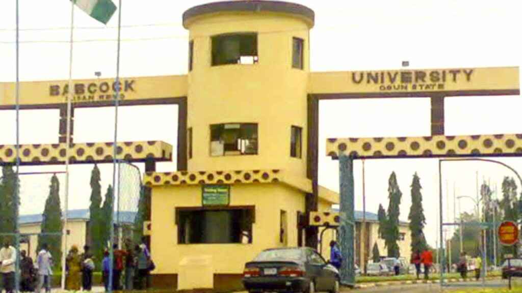 Babcock University main entrance gate