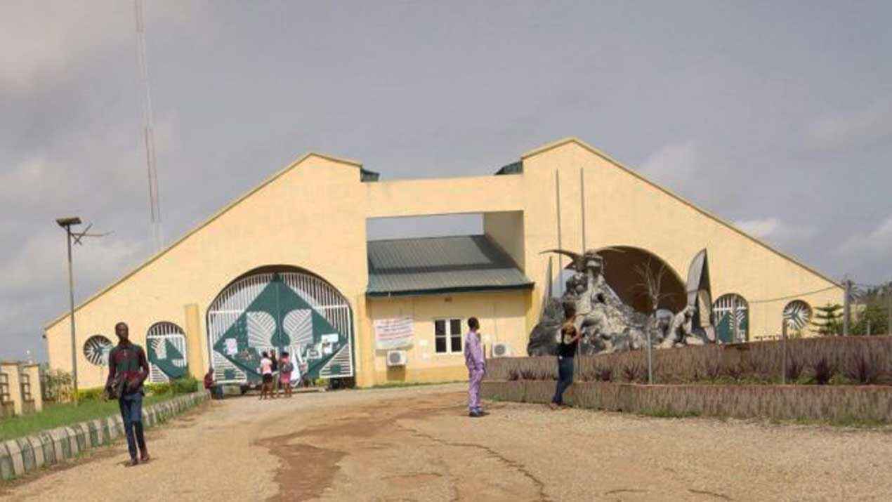 Main gate of Federal University Oye Ekiti FUOYE