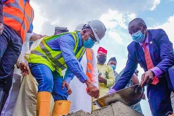 foundation laying ceremony of Minaret university Ikirun in 2021
