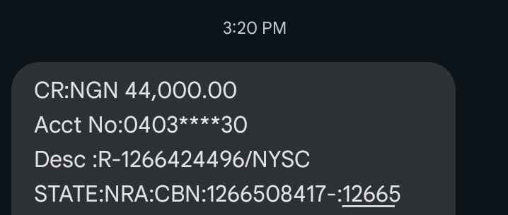NYSC arrears begin