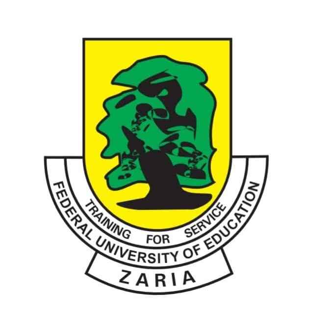 Photo shows the logo of Federal University of Education Zaria Kaduna State