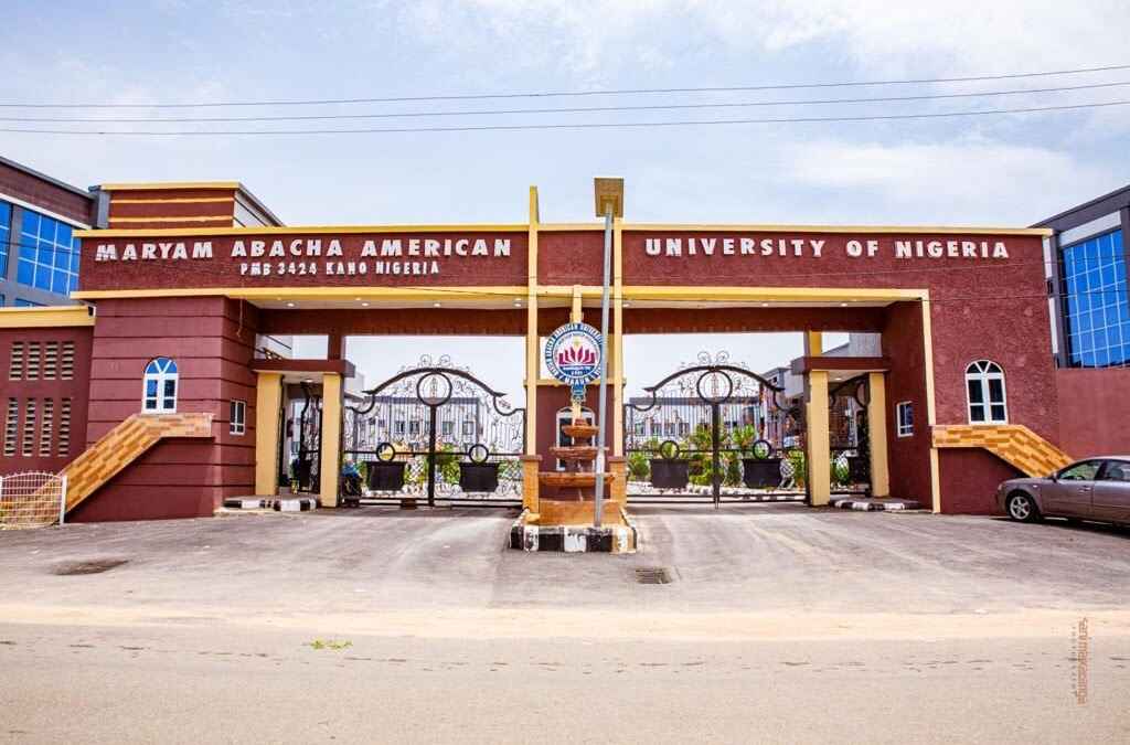 Maryam Abacha American University of Nigeria Kano Main gate
