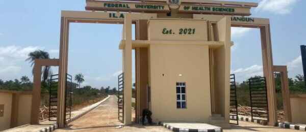 Photo shows the entrance gate of Federal University of Health Sciences Ila-Orangun Osun State (1)