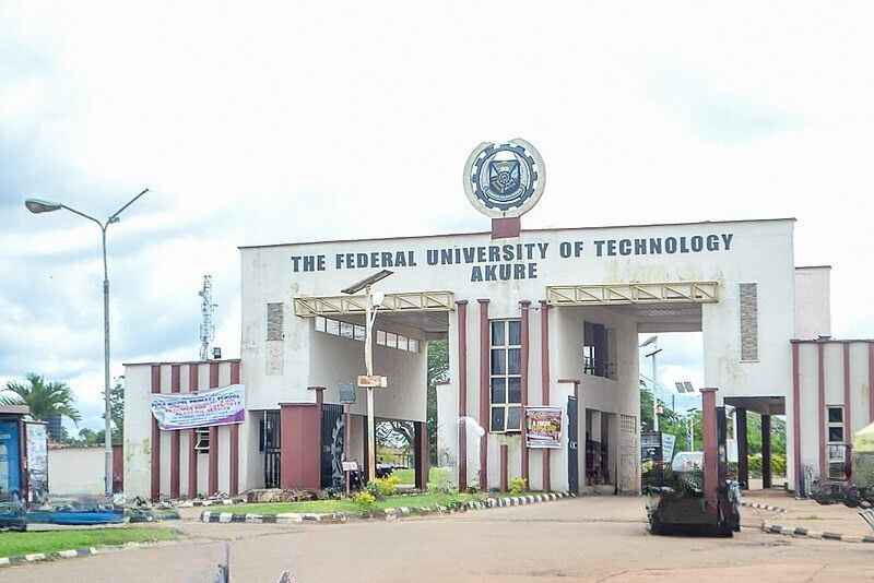 photo shows the entrance gate of Federal University of Technology Akure FUTA