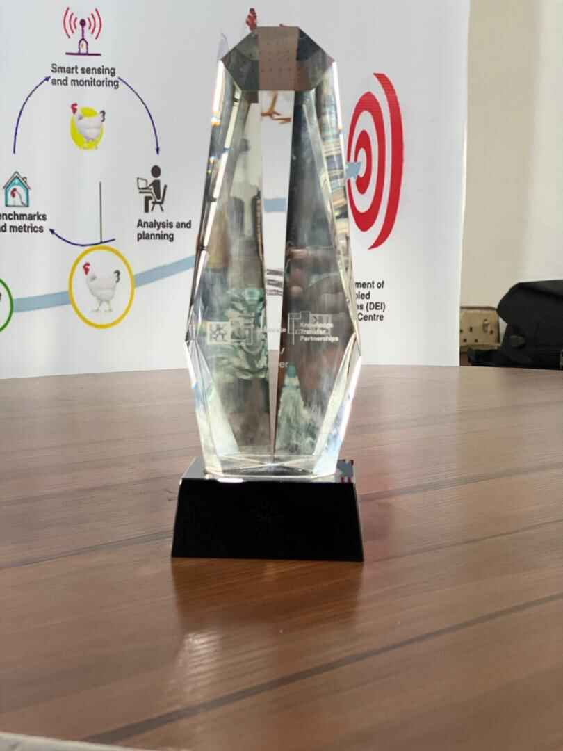 Photo shows KTP Award given to Taro Agric Consulting in the United Kingdom